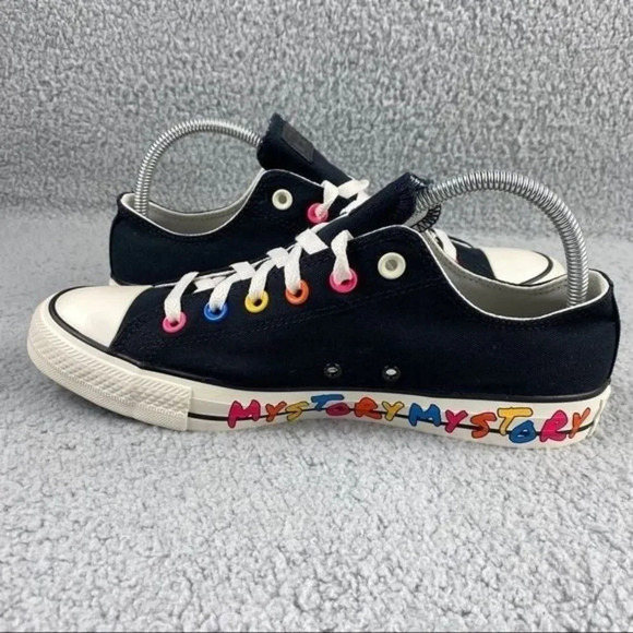 Converse sneaker chuck Taylor All Star Ox My Story Black Mens 9 Shoe Unisex - Picture 10 of 13